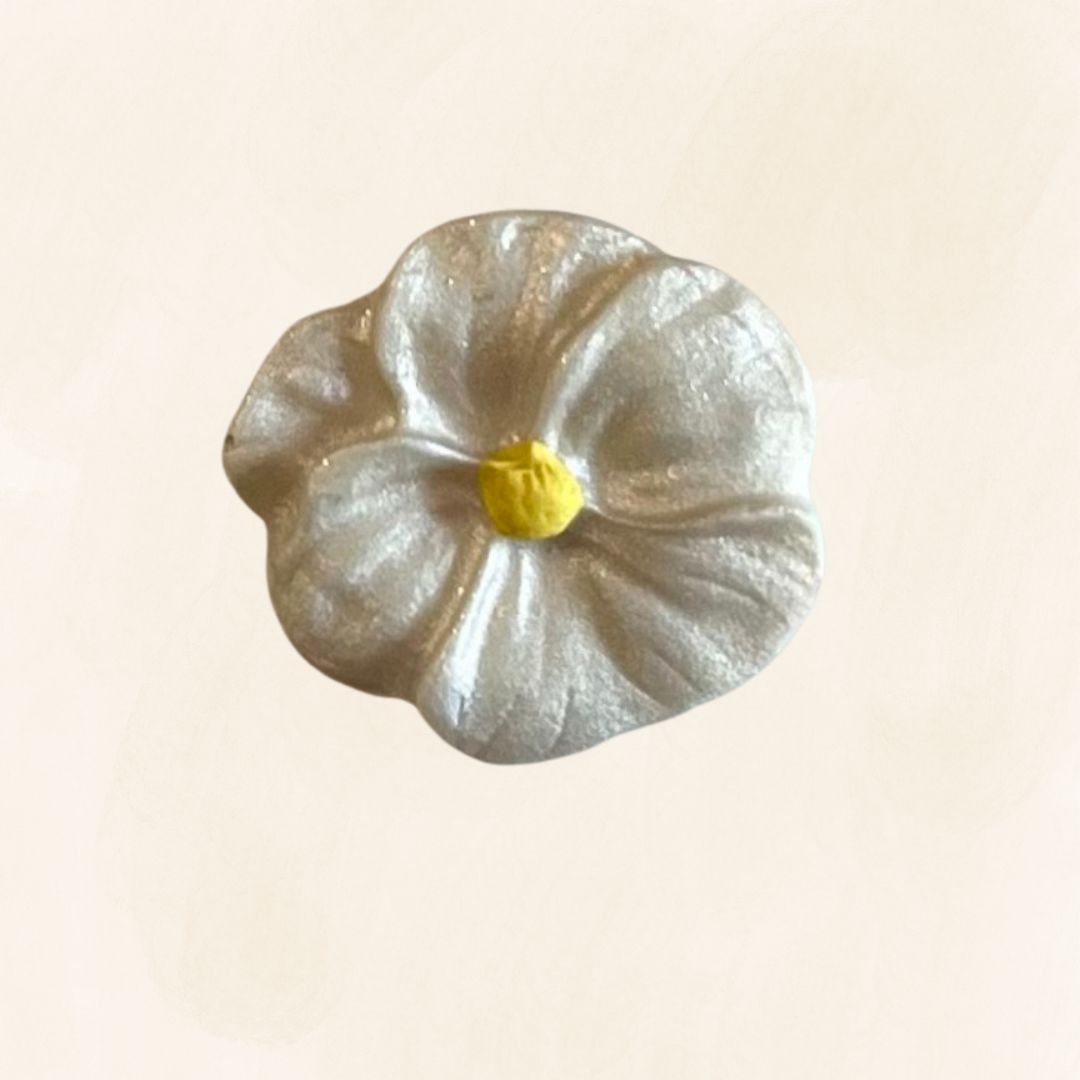 Flower Earring + Pin Set