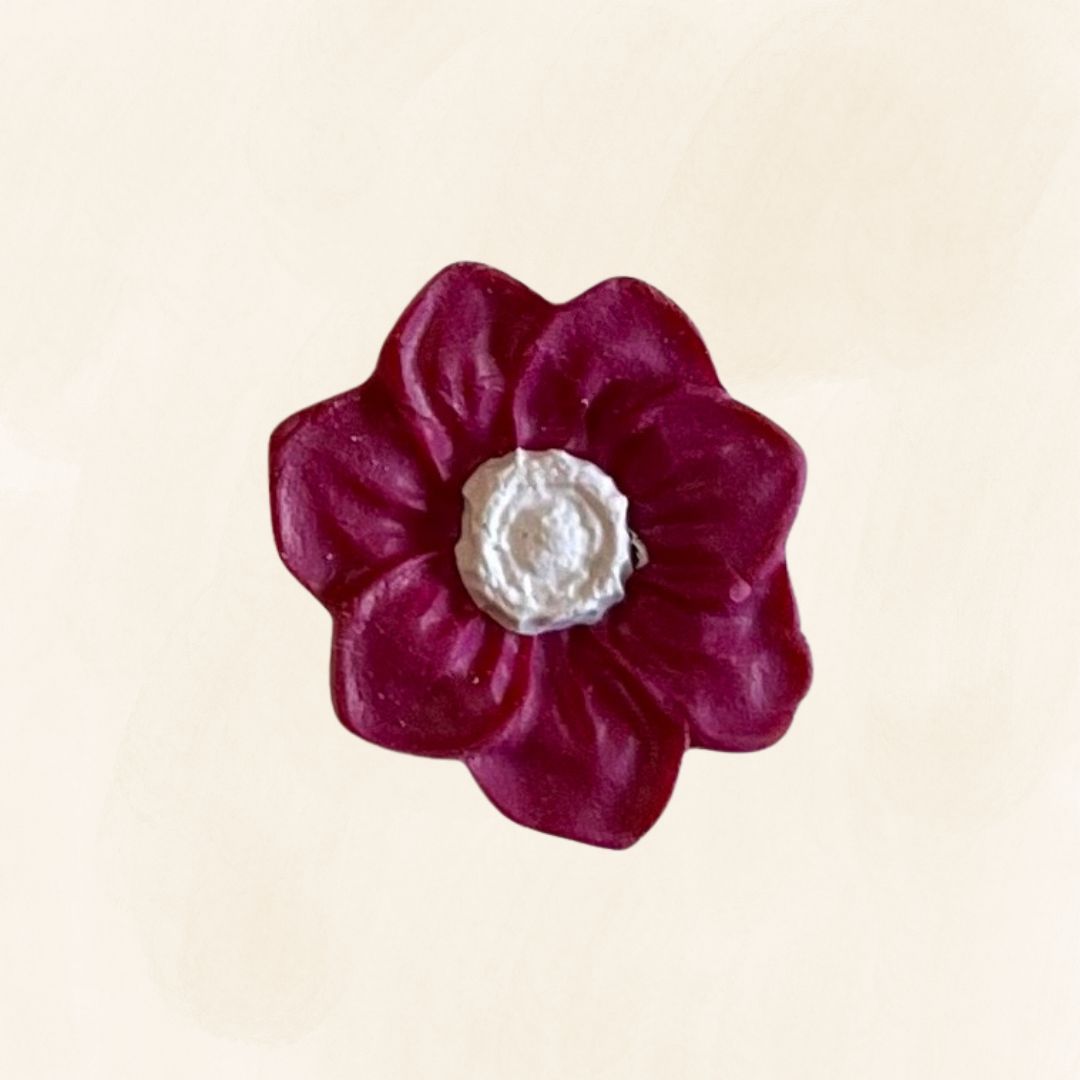 Flower Earring + Pin Set