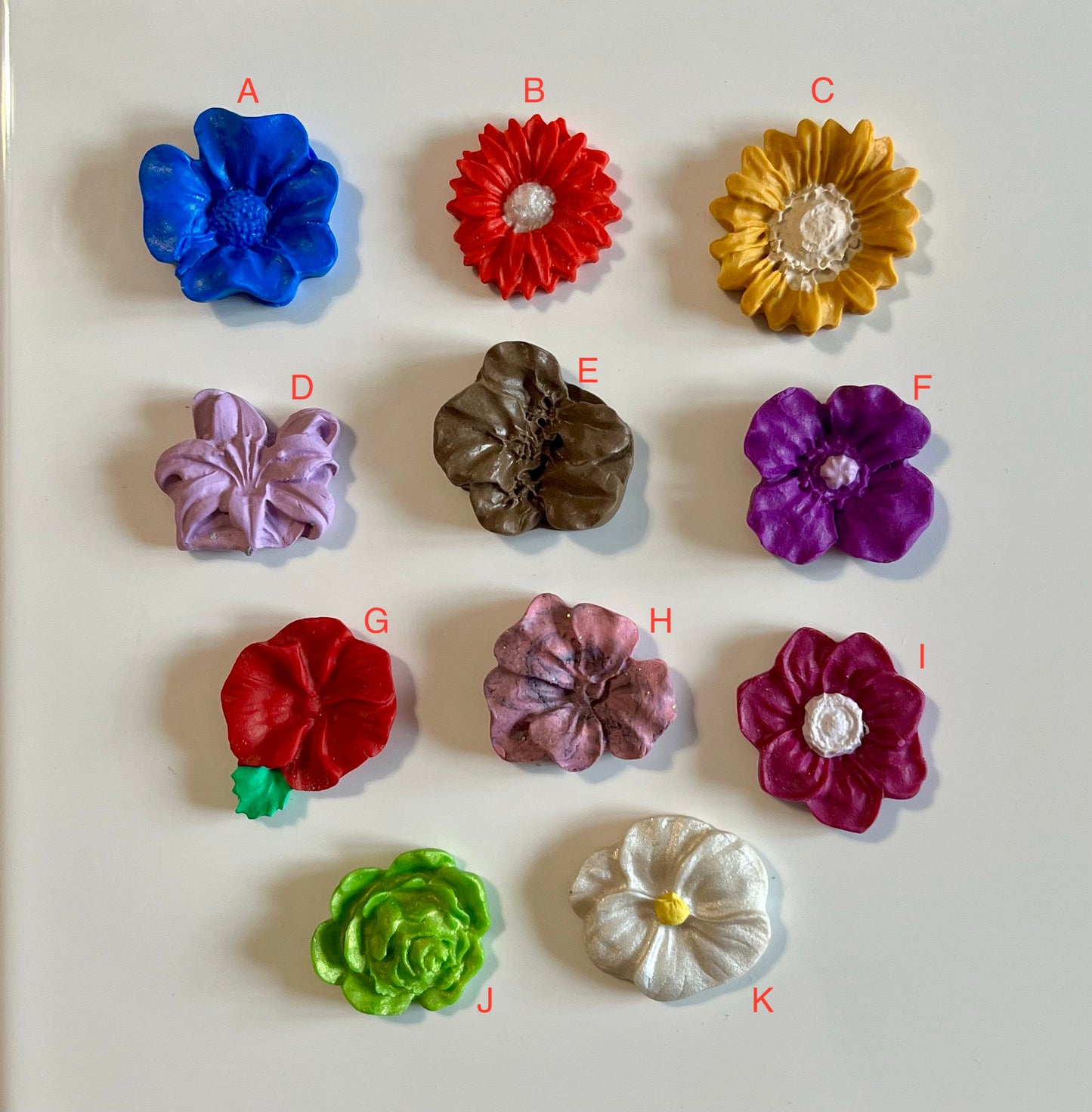 Flower Earring + Pin Set