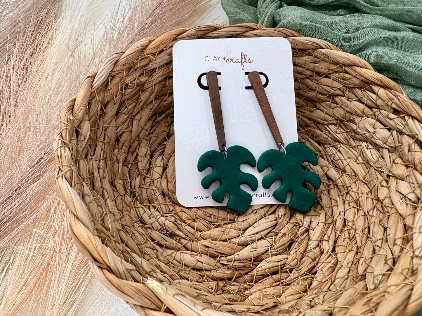 Monstera Leaf Dangles