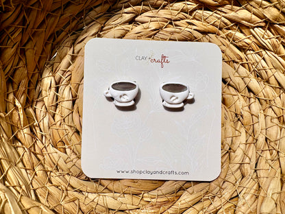 Tiny Coffee Mug Stud